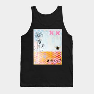 Picture of an original painting, bumble bee Tank Top